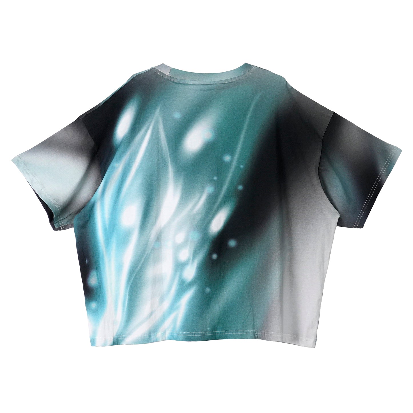 T-SHIRT / WHITE/BLACK/TEAL