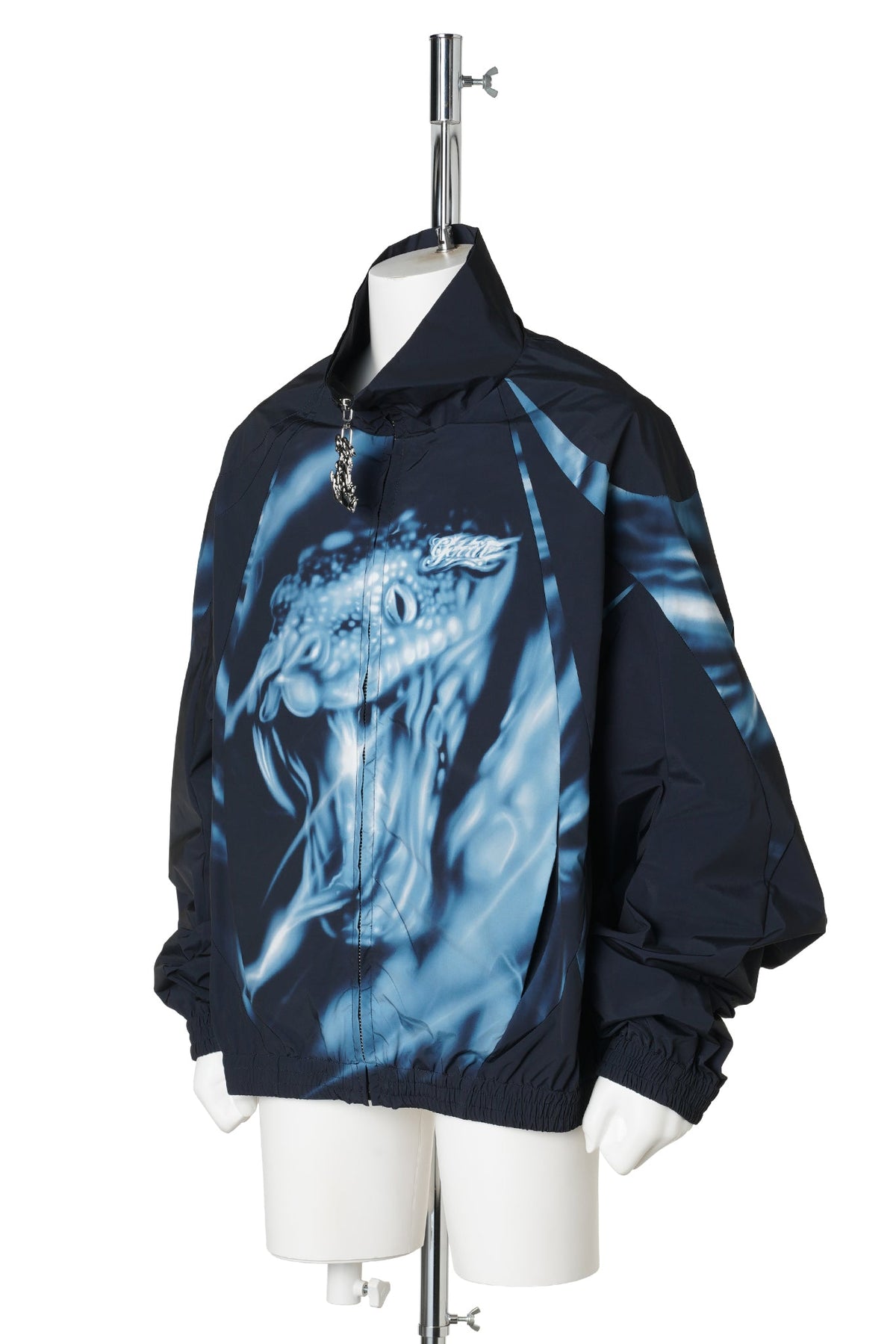 TRACKSUIT JACKET / BLACK/SAGE