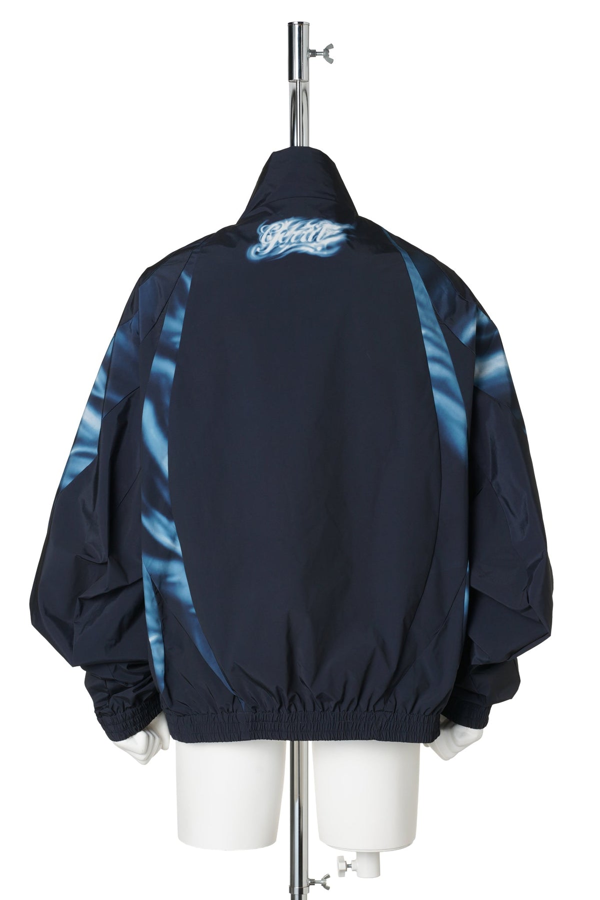 TRACKSUIT JACKET / BLACK/SAGE