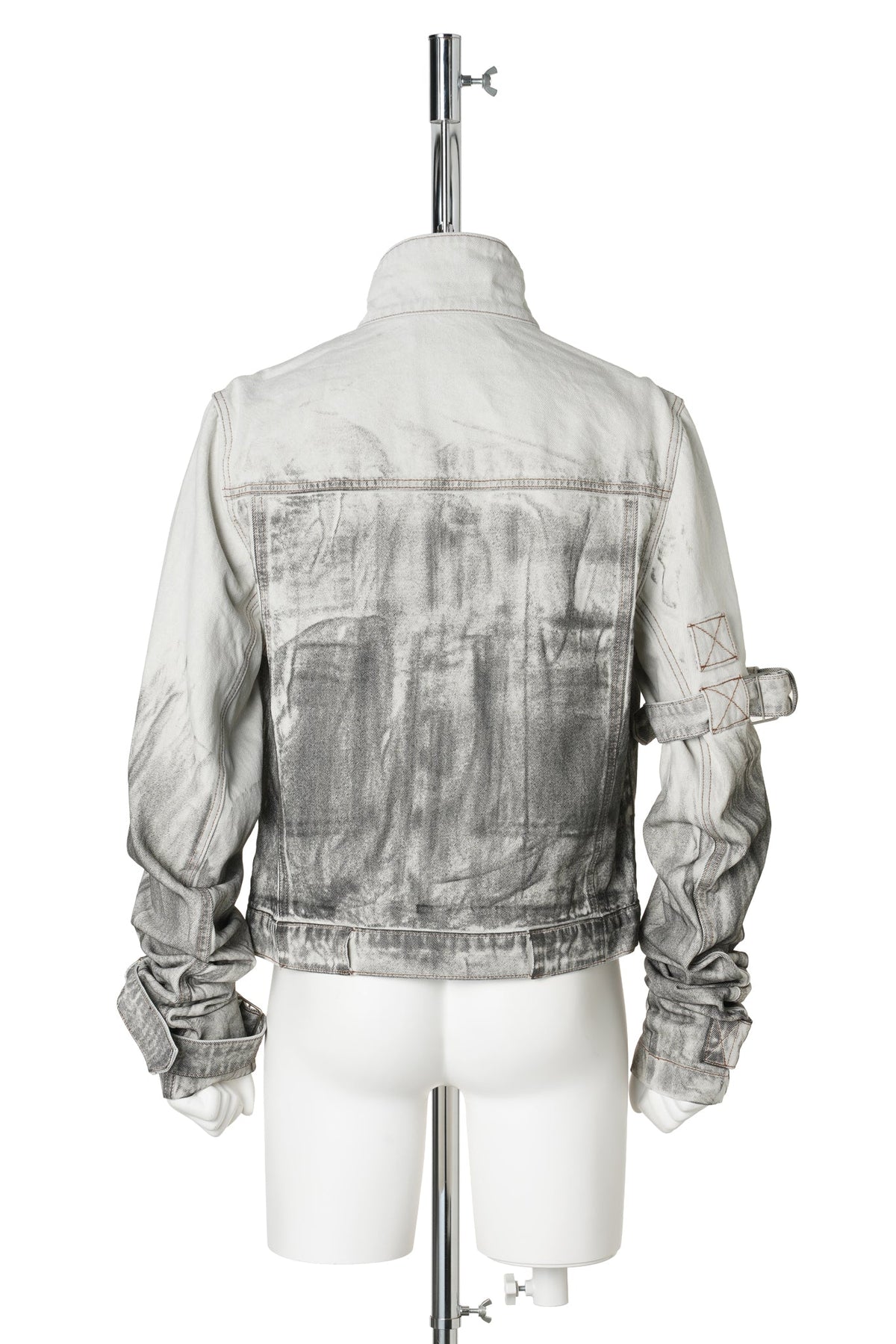 DENIM JACKET- MENS / OFF-WHITE/GREY