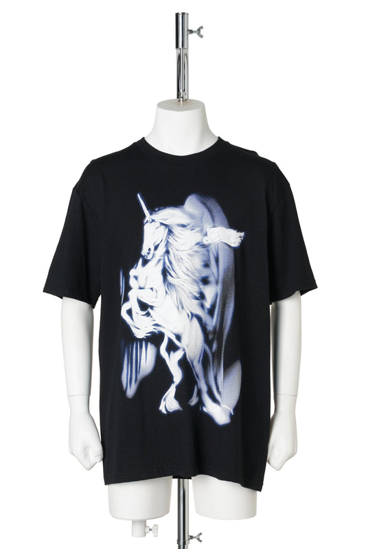 UNICORN TSHIRT / BLACK/WHITE/BLUE