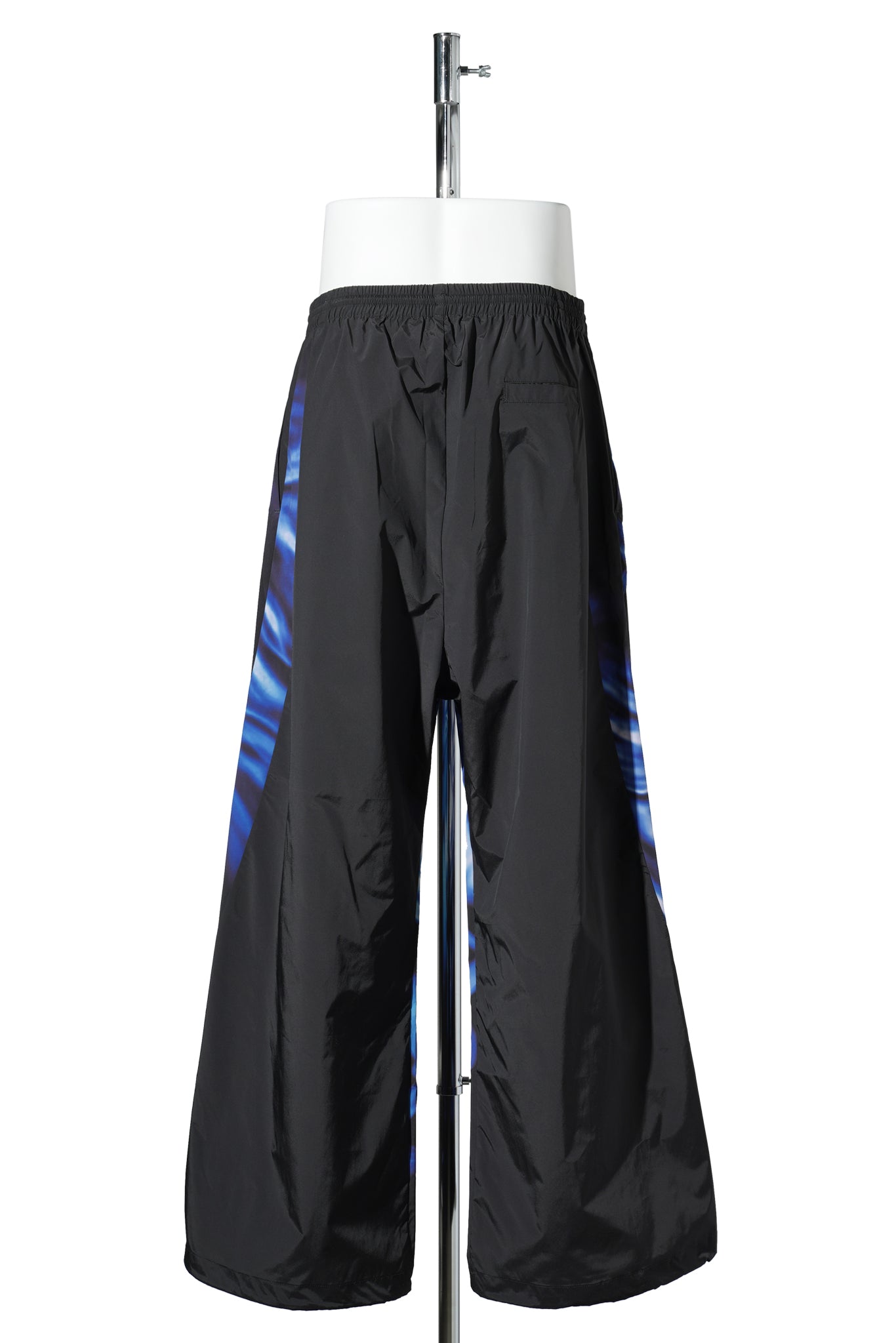 NYLON TROUSERS / BLACK/BLUE