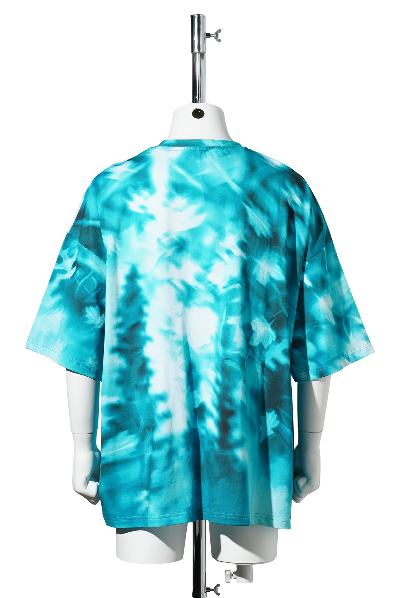 PRINTED T-SHIRT / ICE BLUE/NAVY