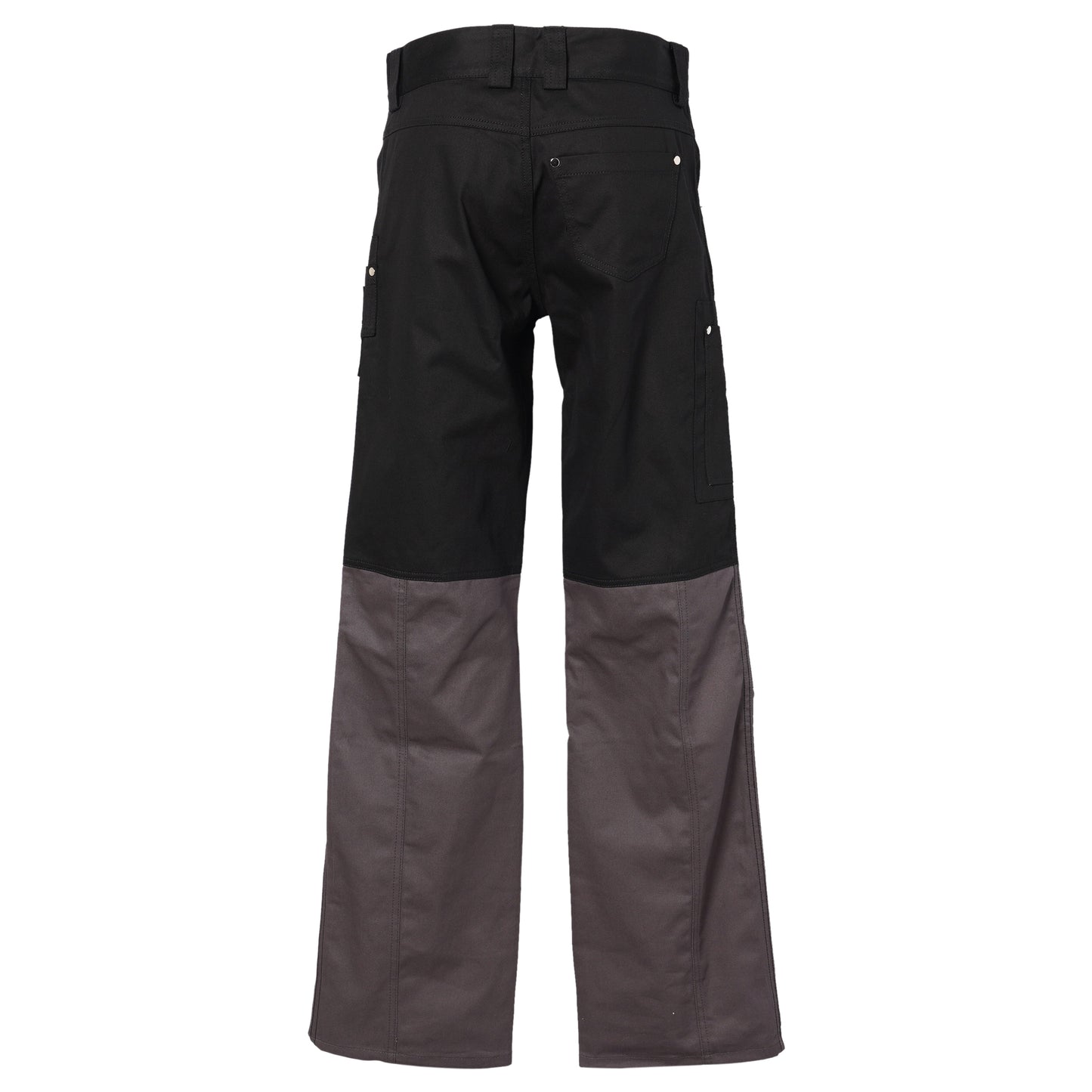 CARGO TROUSERS WITH KNEE PATCHES / BLACK/DARK GREY