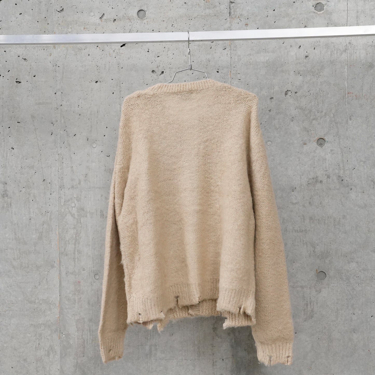 GUSA FUZZY CARDIGAN / F1WJ:OX TAN MULTI