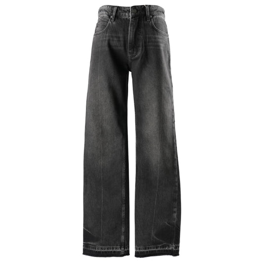 GUSA VINTAGE WASHED DENIM PANT / GBS2:GUSA SANDED BLACK WA