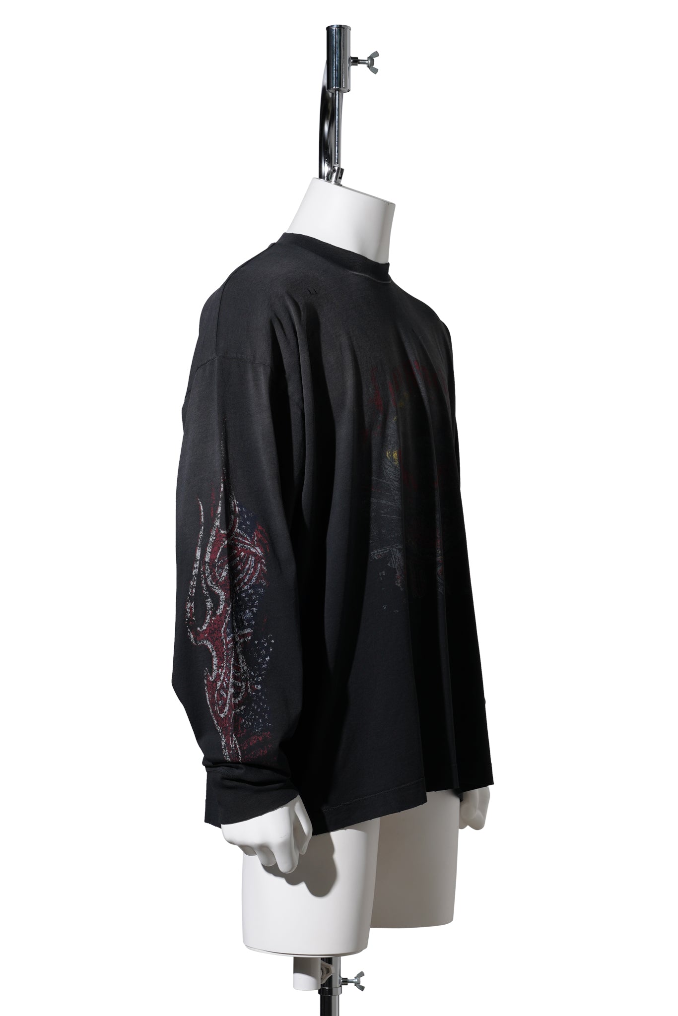 GRAPHIC LS TEE / JTMU:BLACK