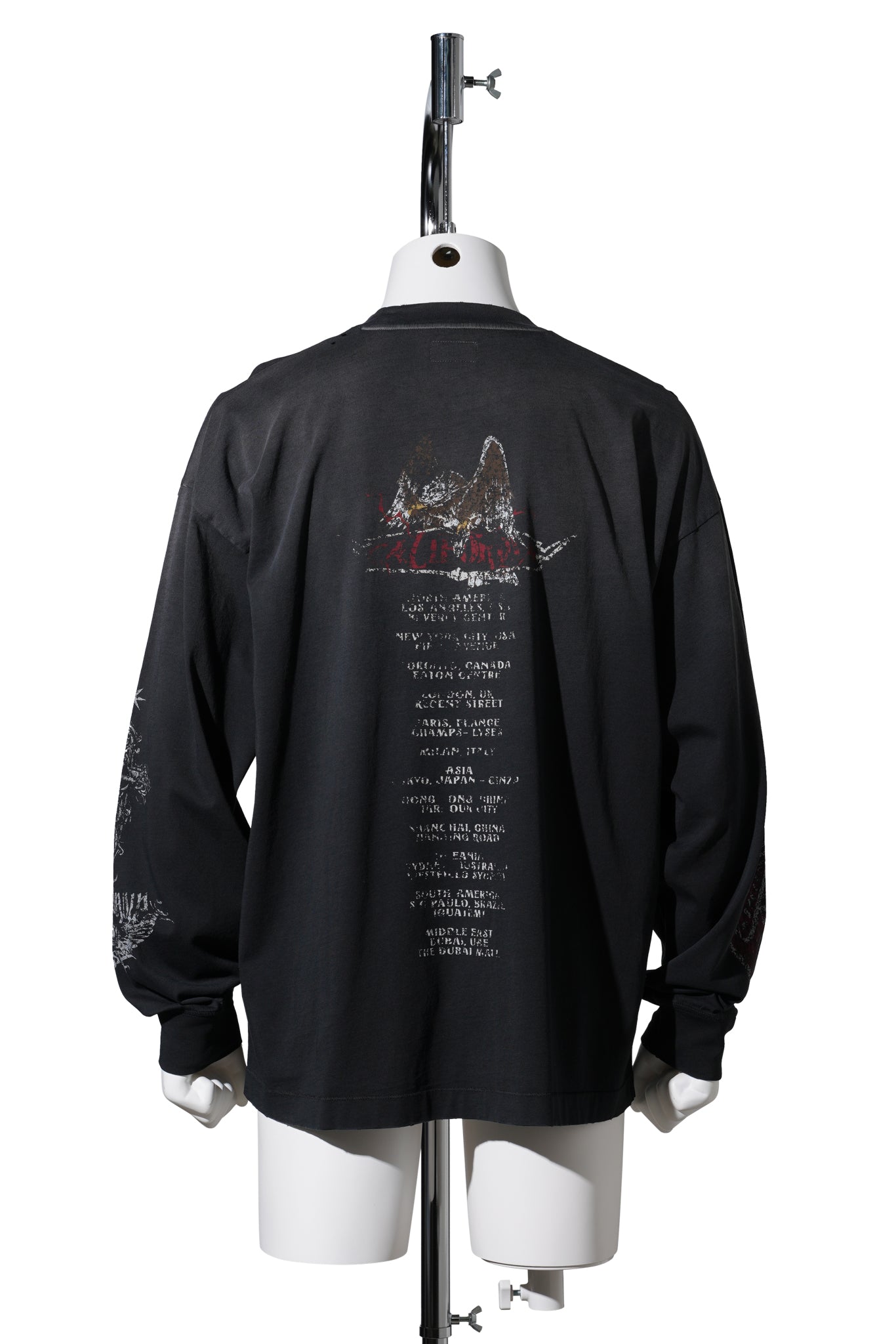 GRAPHIC LS TEE / JTMU:BLACK