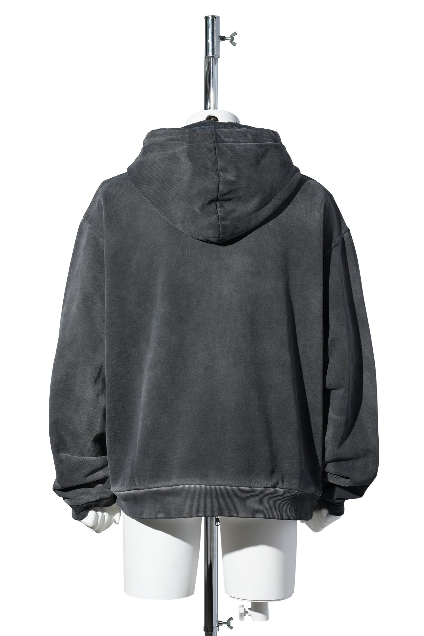 REVERSIBLE Z-UP HOODIE / JTMU:BLACK