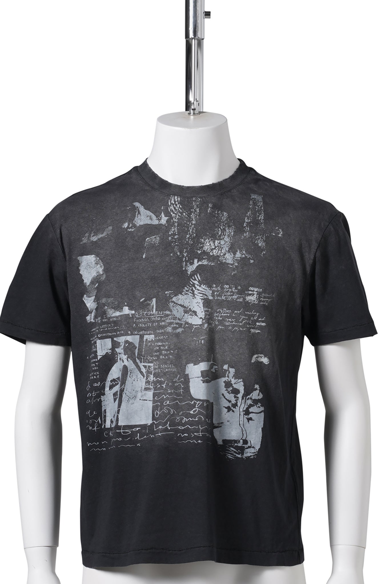 M_SS GRAPHIC TEE / JET BLK MLT