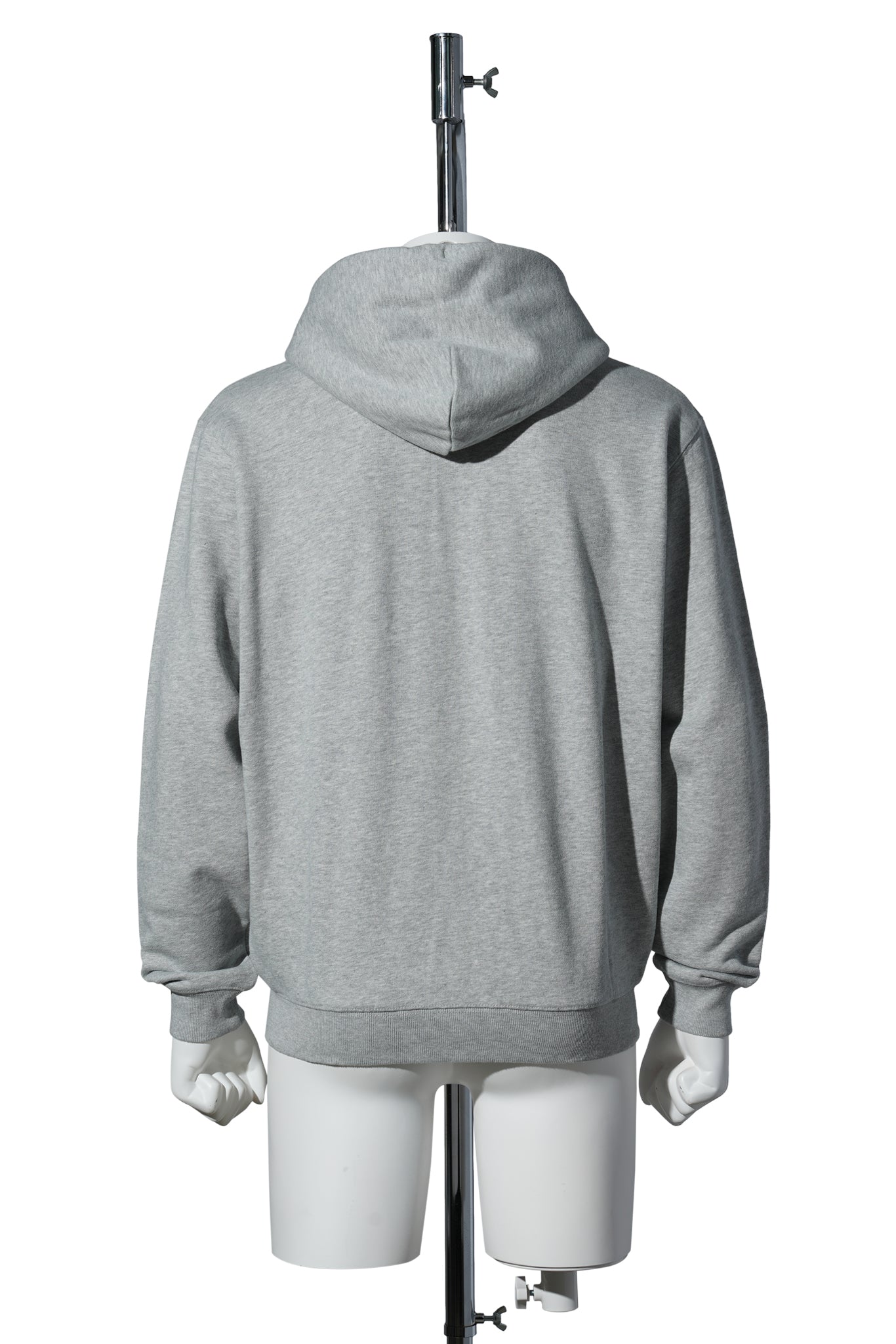 ZIPPED HOODIE / GREY