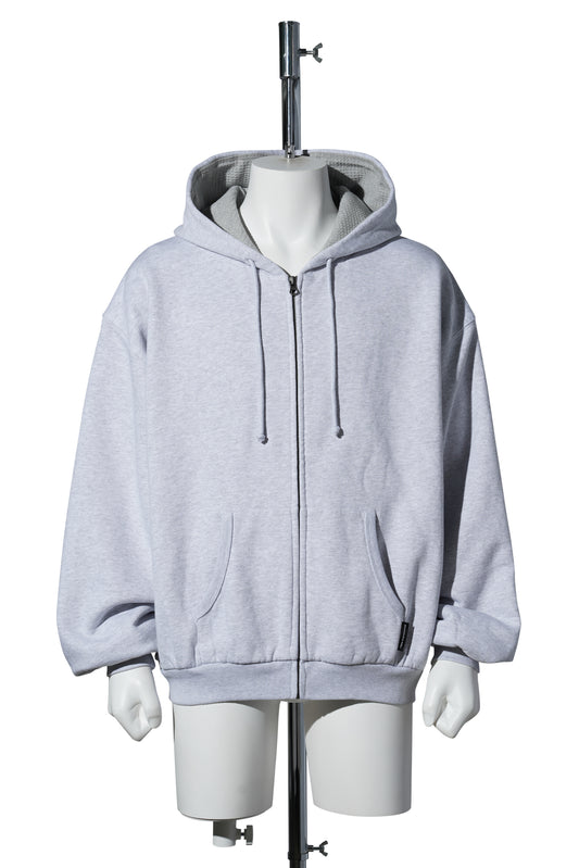 ZIP HOODIE / GREY