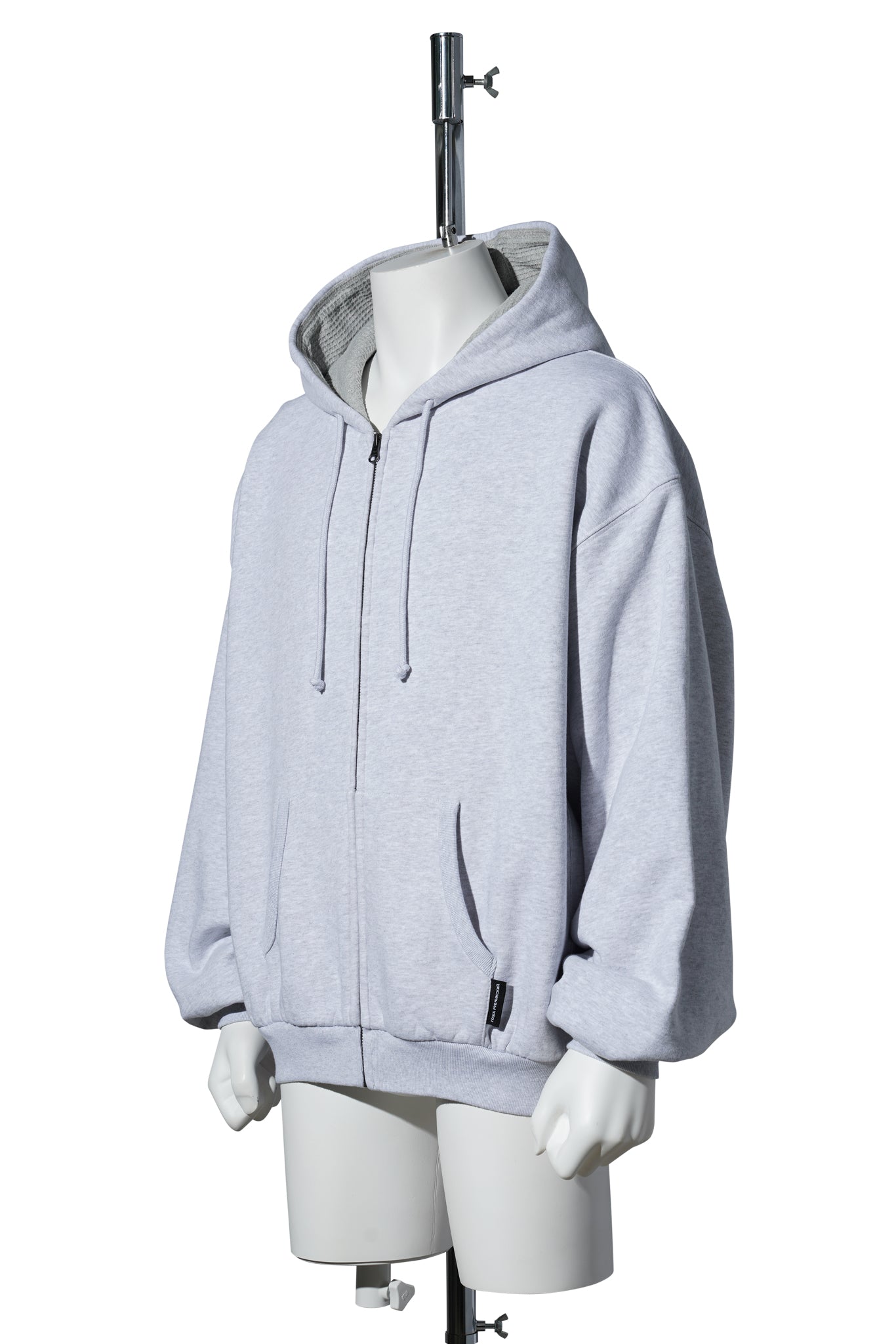 ZIP HOODIE / GREY