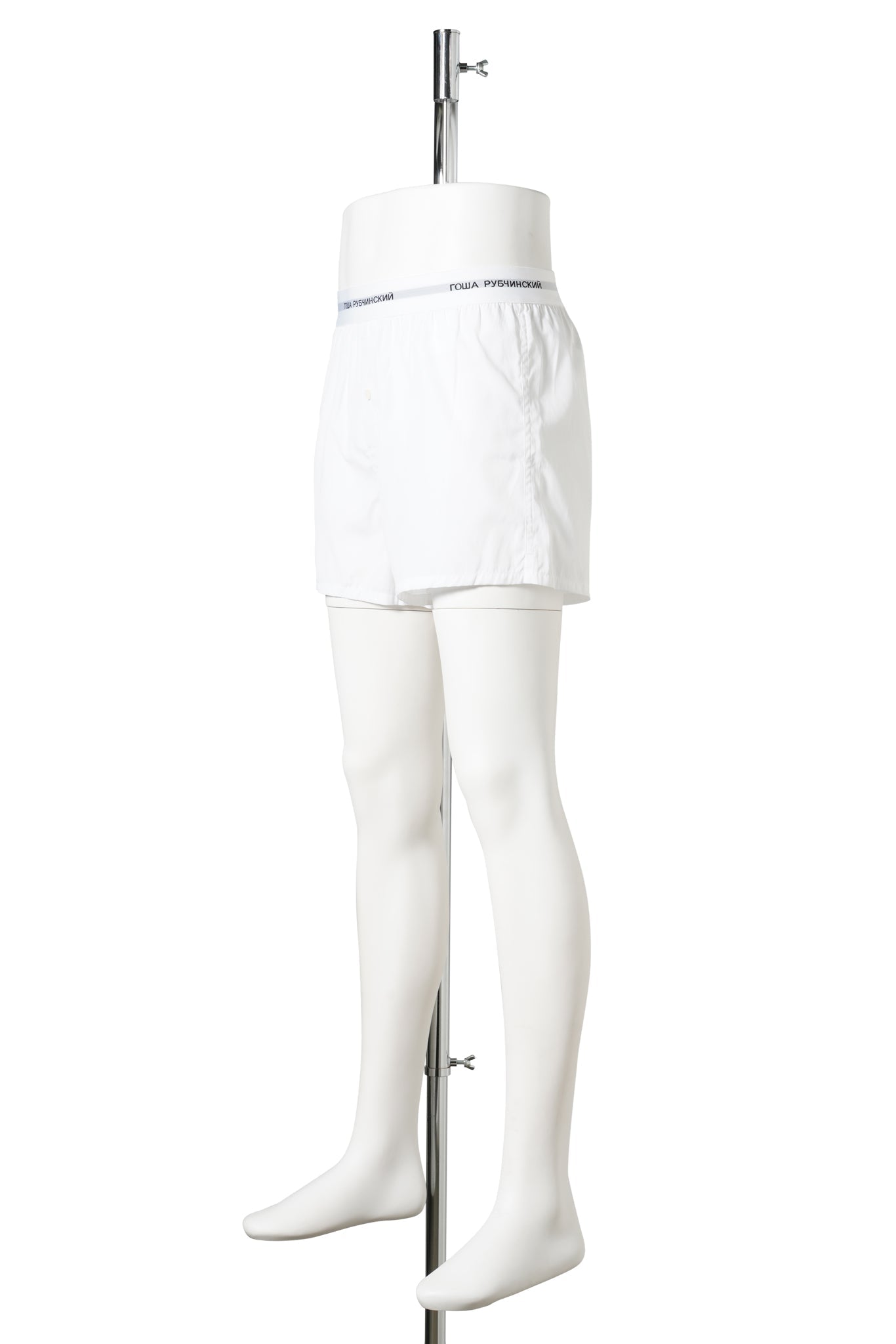 WOVEN BOXER SHORTS / WHITE