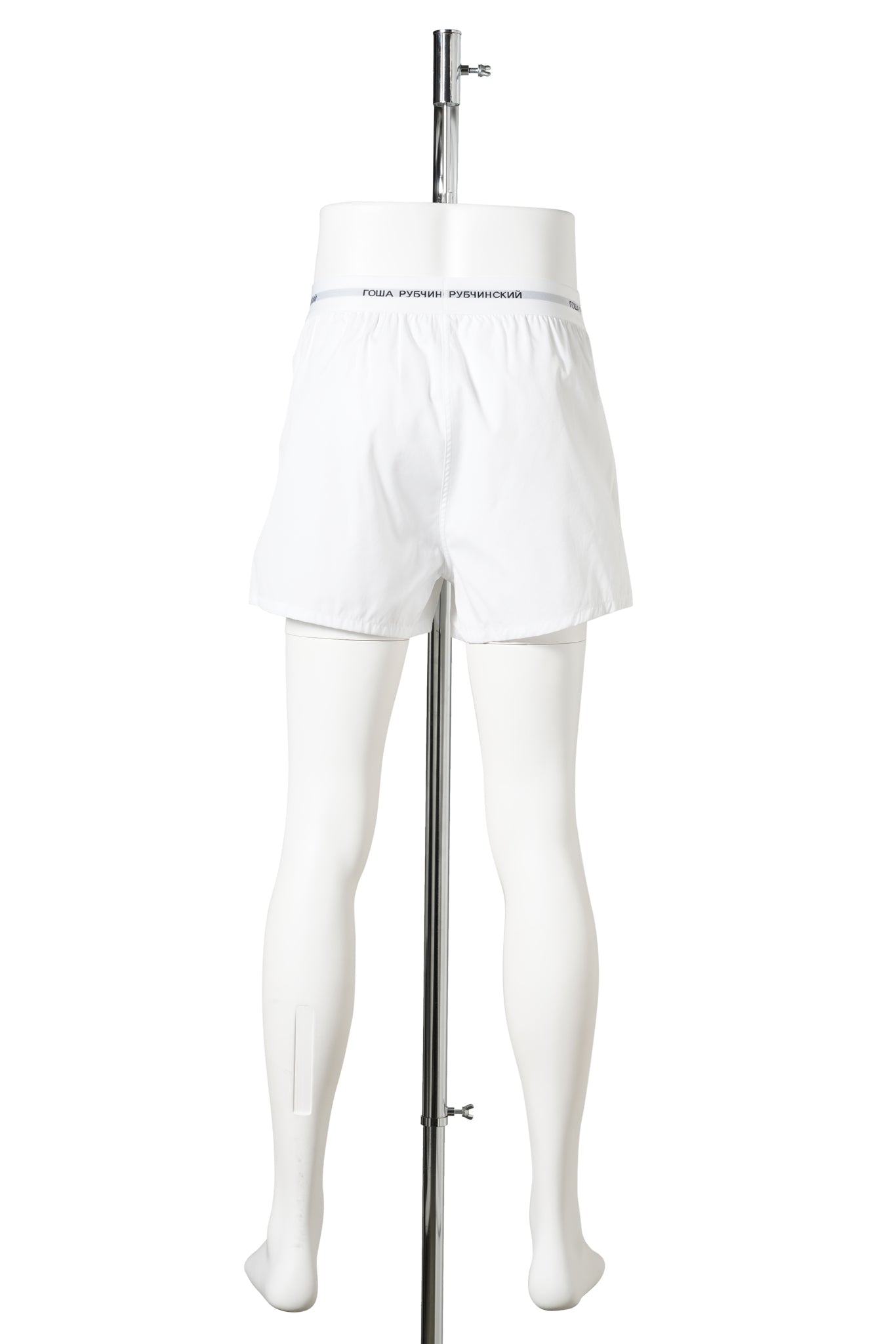 WOVEN BOXER SHORTS / WHITE