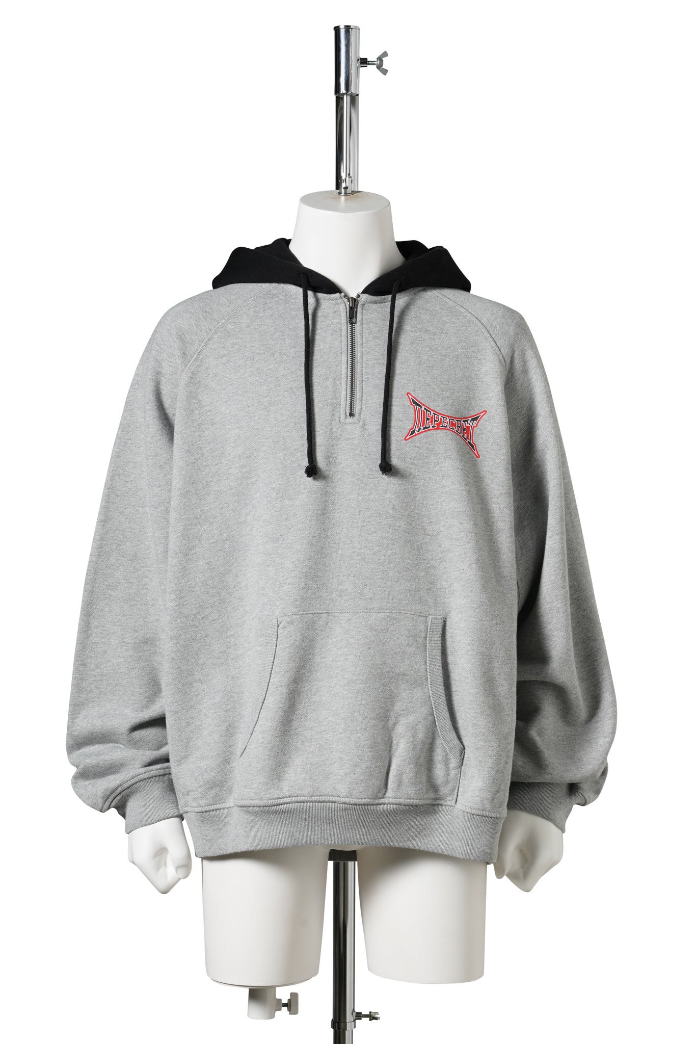 HOODIE / GREY-MELANGE