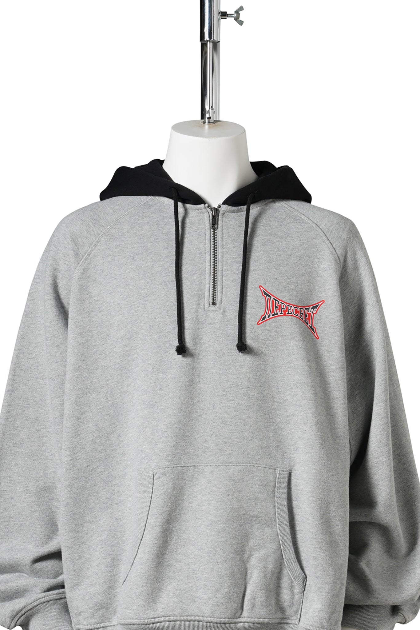 HOODIE / GREY-MELANGE