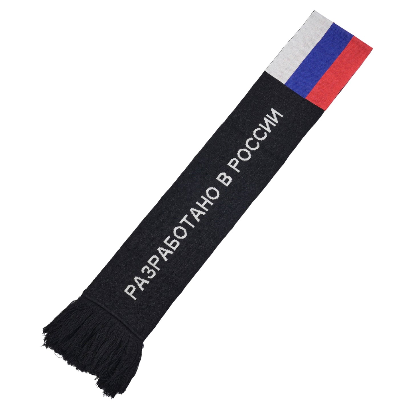 KNITTED SCARF / BLACK