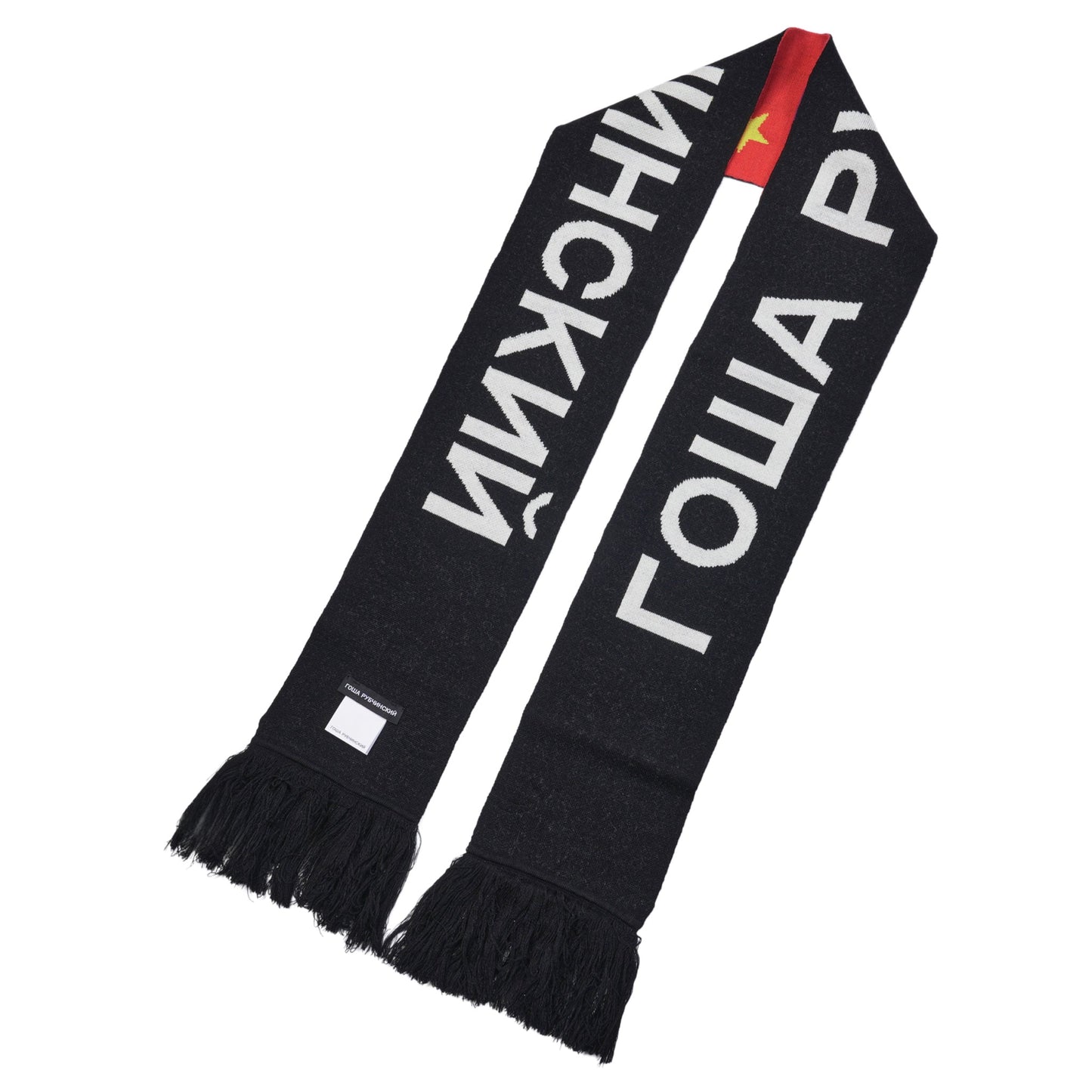 KNITTED SCARF / BLACK