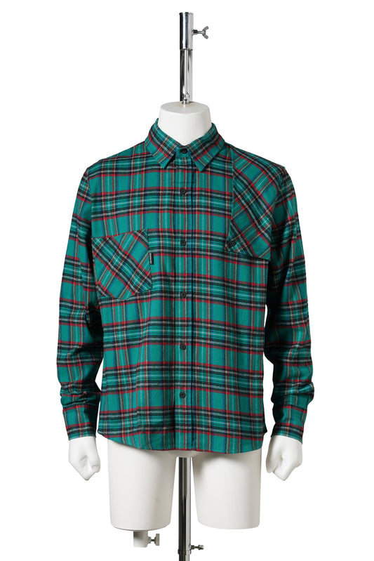 CHECKED SHIRT / CHECKED-GREEN