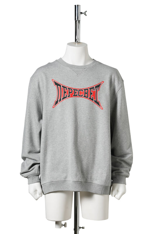 SWEATSHIRT / GREY-MELANGE