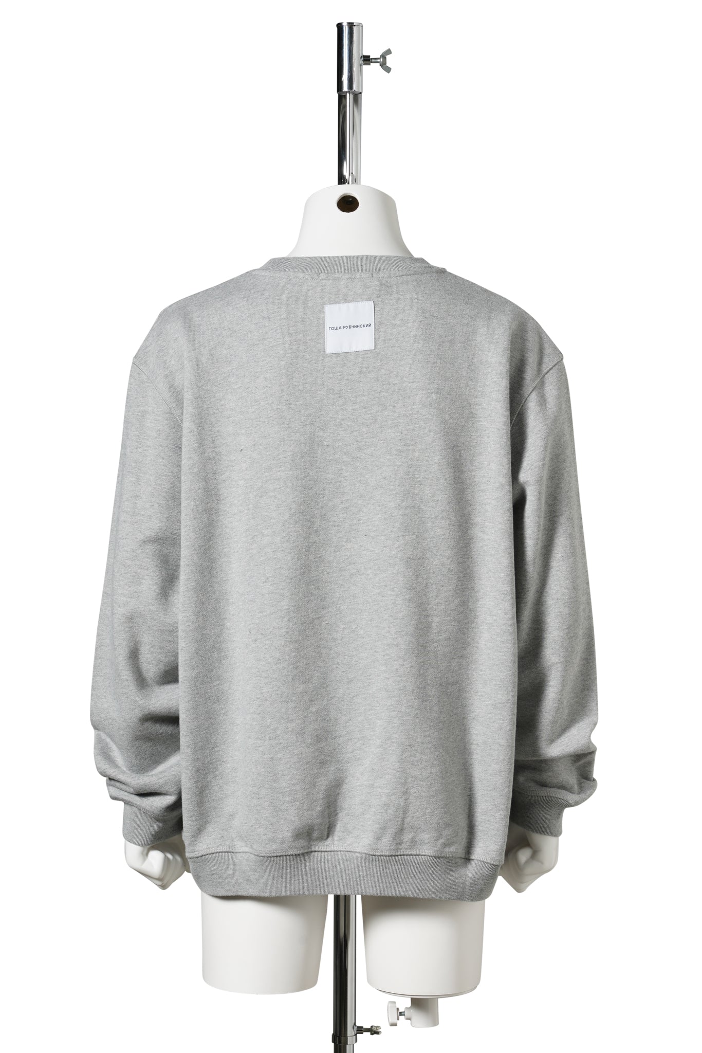 SWEATSHIRT / GREY-MELANGE