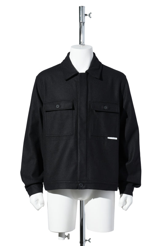 40000 REPLICATED SHORT JACKET SEASONAL / 01 BLACK