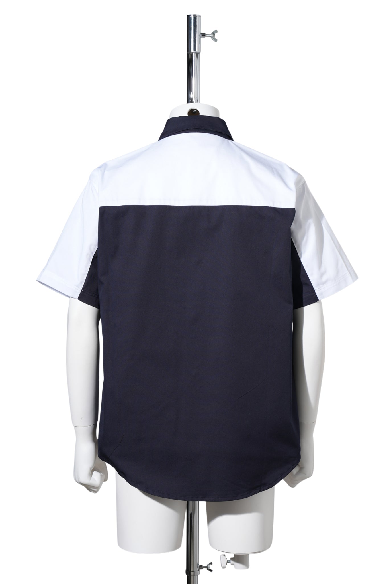 SOLID S/S SHIRT / 44:NAVY