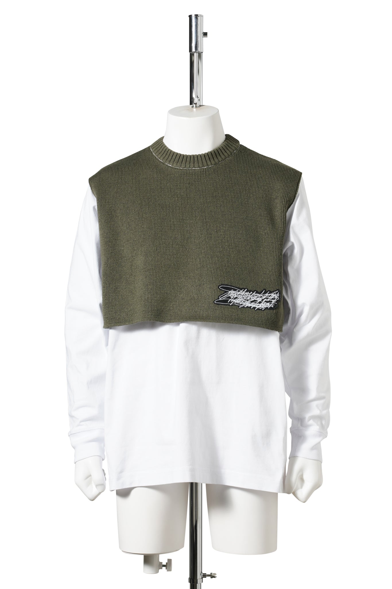 CAPE KNIT / 21:WHITE
