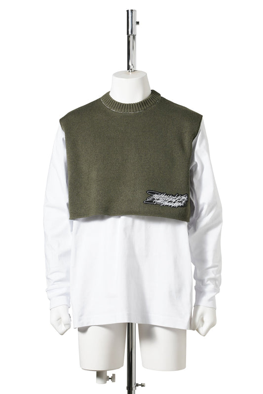 CAPE KNIT / 21:WHITE