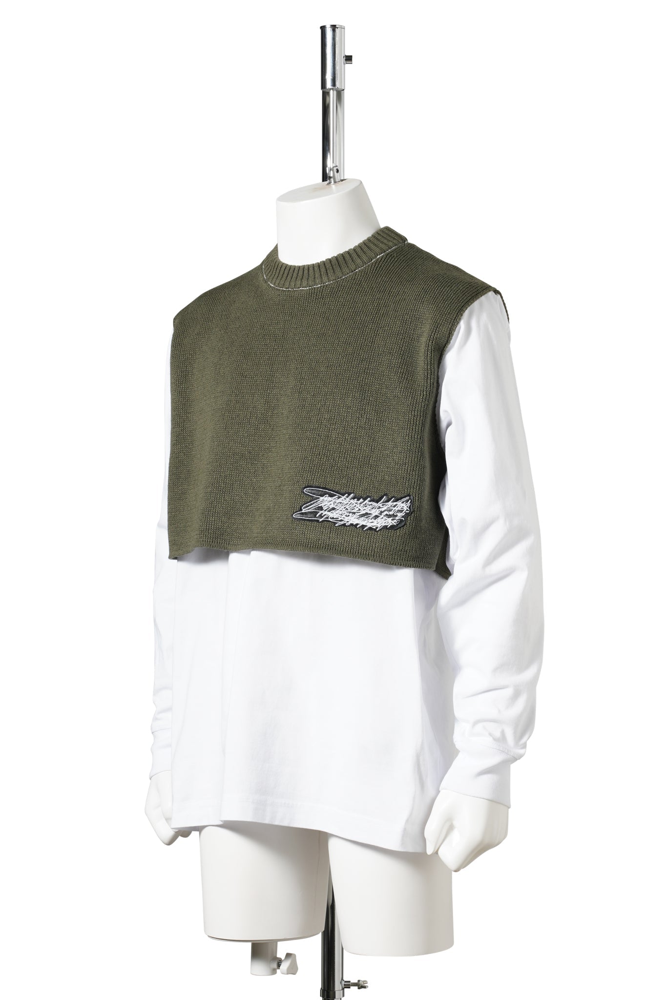 CAPE KNIT / 21:WHITE