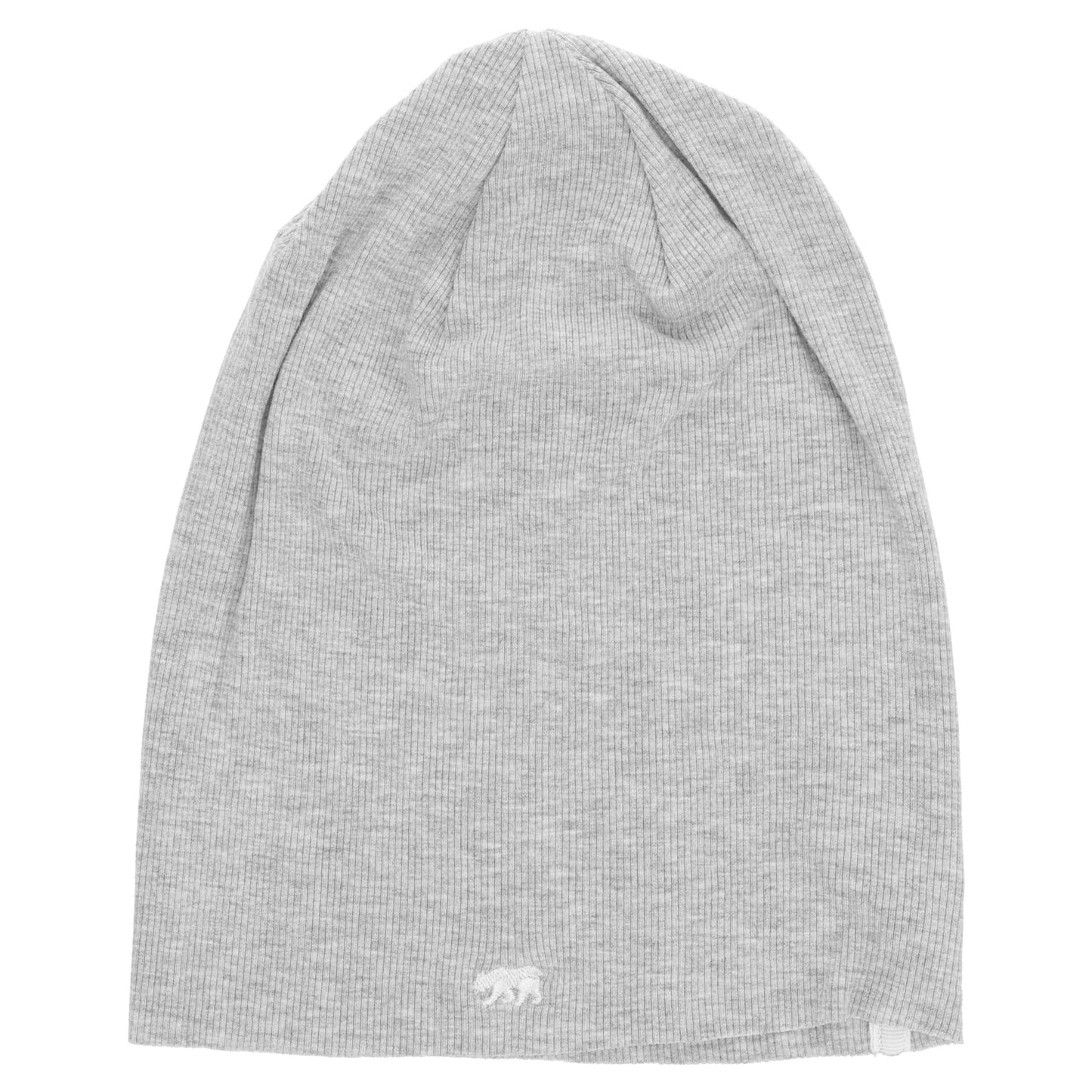 RIBBED BEANIE / GREY