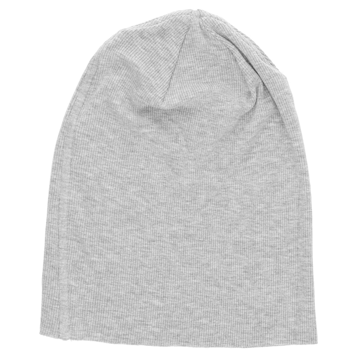 RIBBED BEANIE / GREY