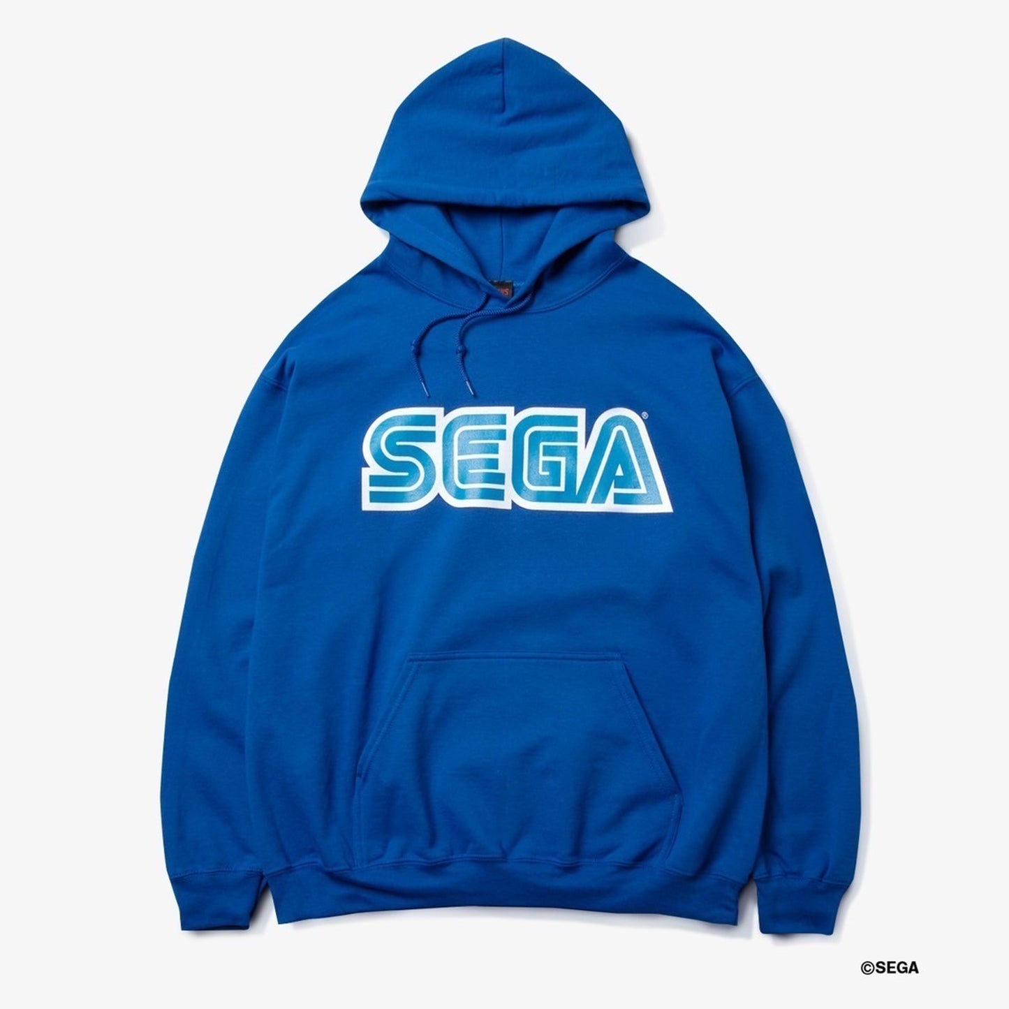 SEGA COMPANY LOGO SWEAT HOODIE 04 / BLUE