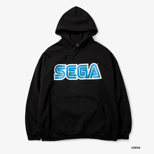 SEGA COMPANY LOGO SWEAT HOODIE 04 / BLACK