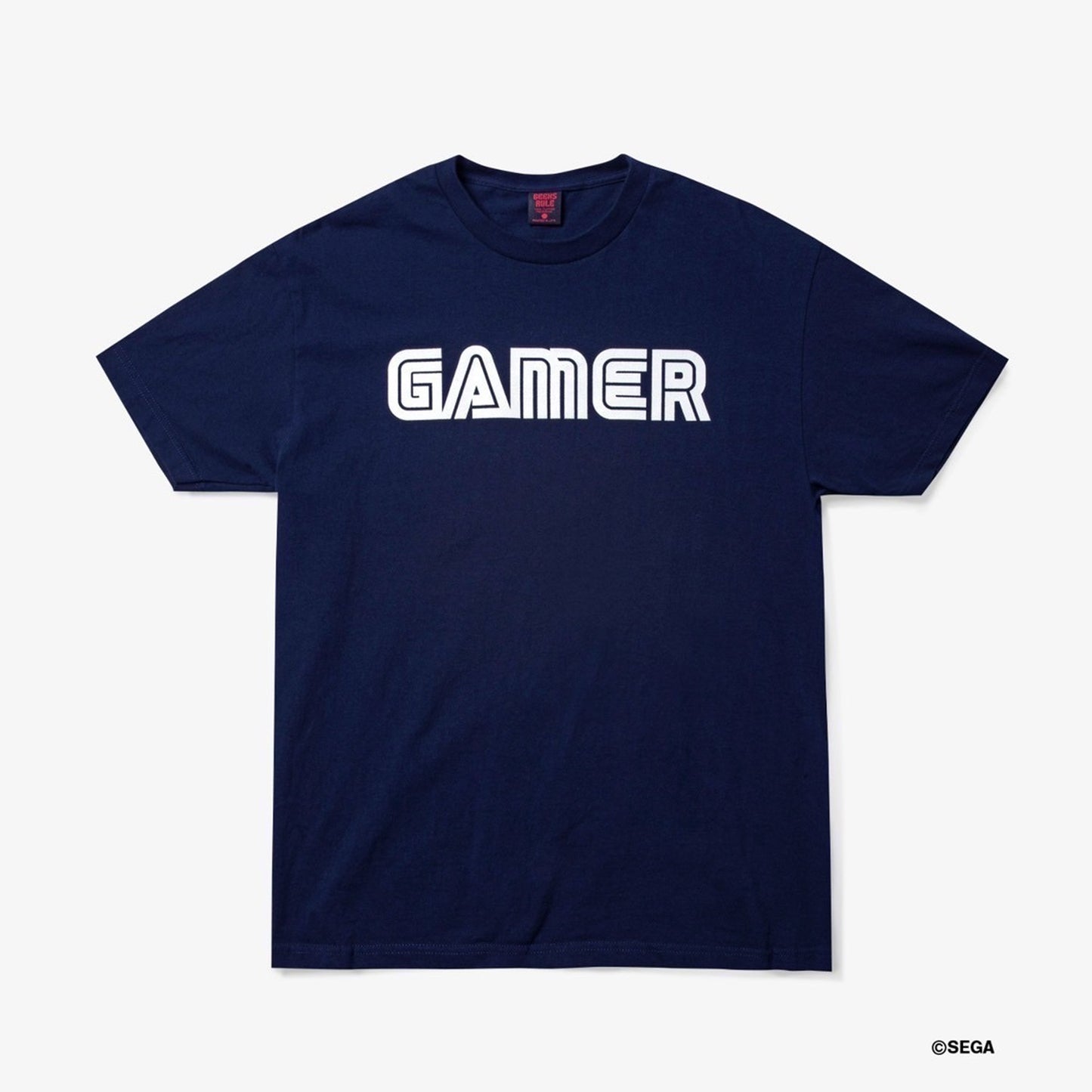 SEGA GAMER LOGO SS TEE SHIRTS 02 / NAVY