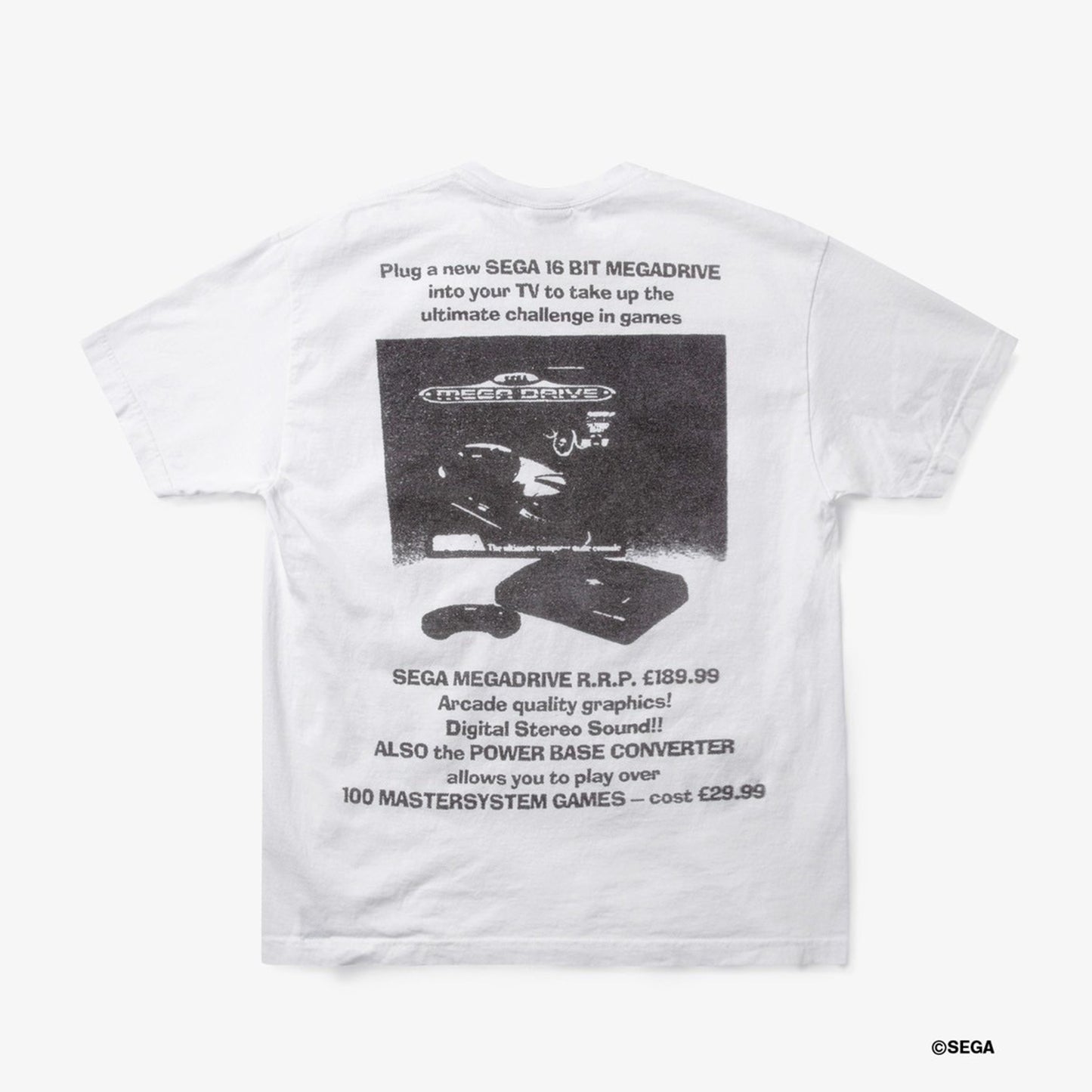 SEGA MEGA DRIVE SS TEE SHIRTS 08 / WHITE