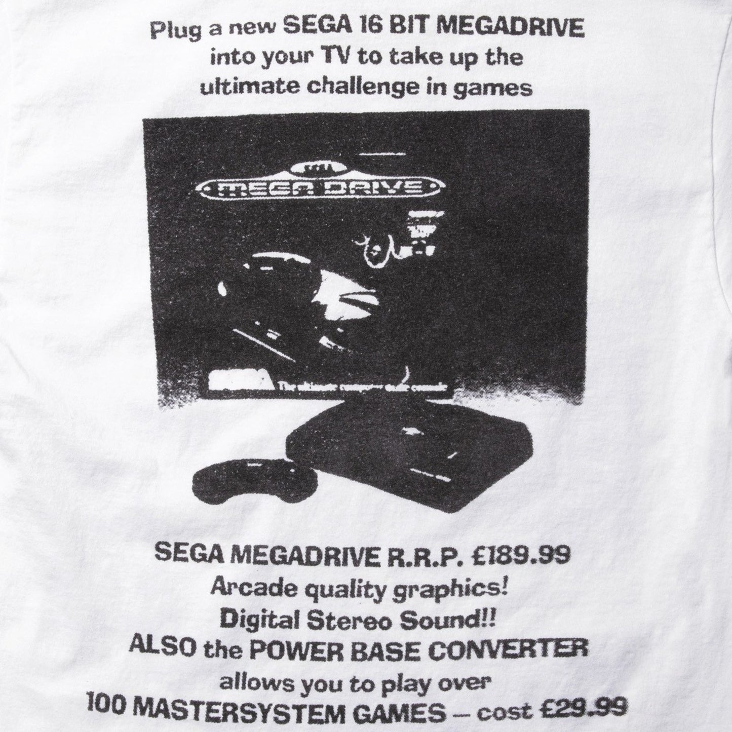 SEGA MEGA DRIVE SS TEE SHIRTS 08 / WHITE