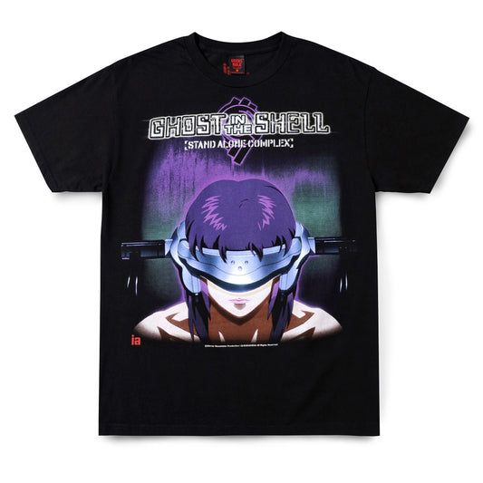 GHOST IN THE SHELL STAND ALONE COMPLEX × Infinite Archives × GEEKS RULE 15 SILKSCREEN PRINTING T SHIRT / BLACK