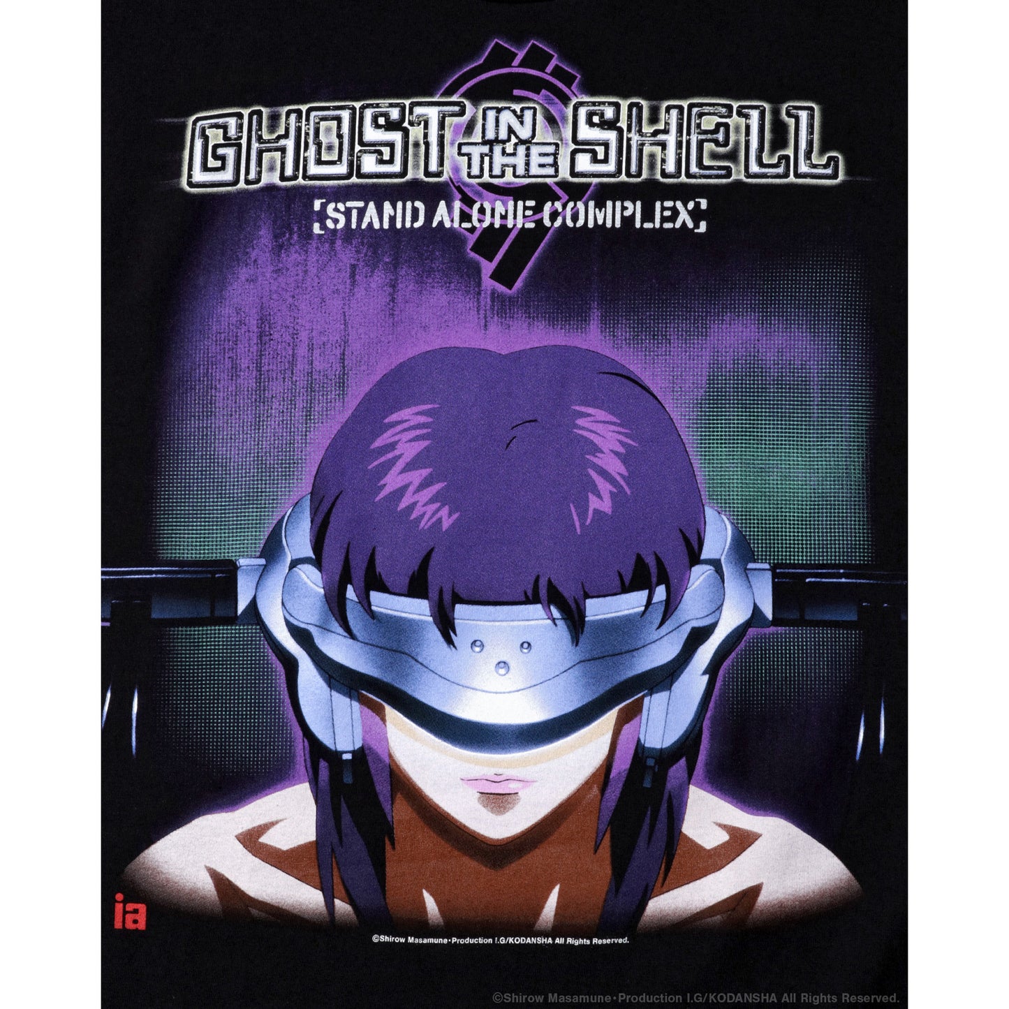 GHOST IN THE SHELL STAND ALONE COMPLEX × Infinite Archives × GEEKS RULE 15 SILKSCREEN PRINTING T SHIRT / BLACK