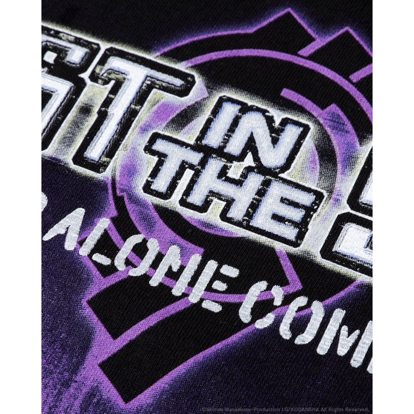 GHOST IN THE SHELL STAND ALONE COMPLEX × Infinite Archives × GEEKS RULE 15 SILKSCREEN PRINTING T SHIRT / BLACK
