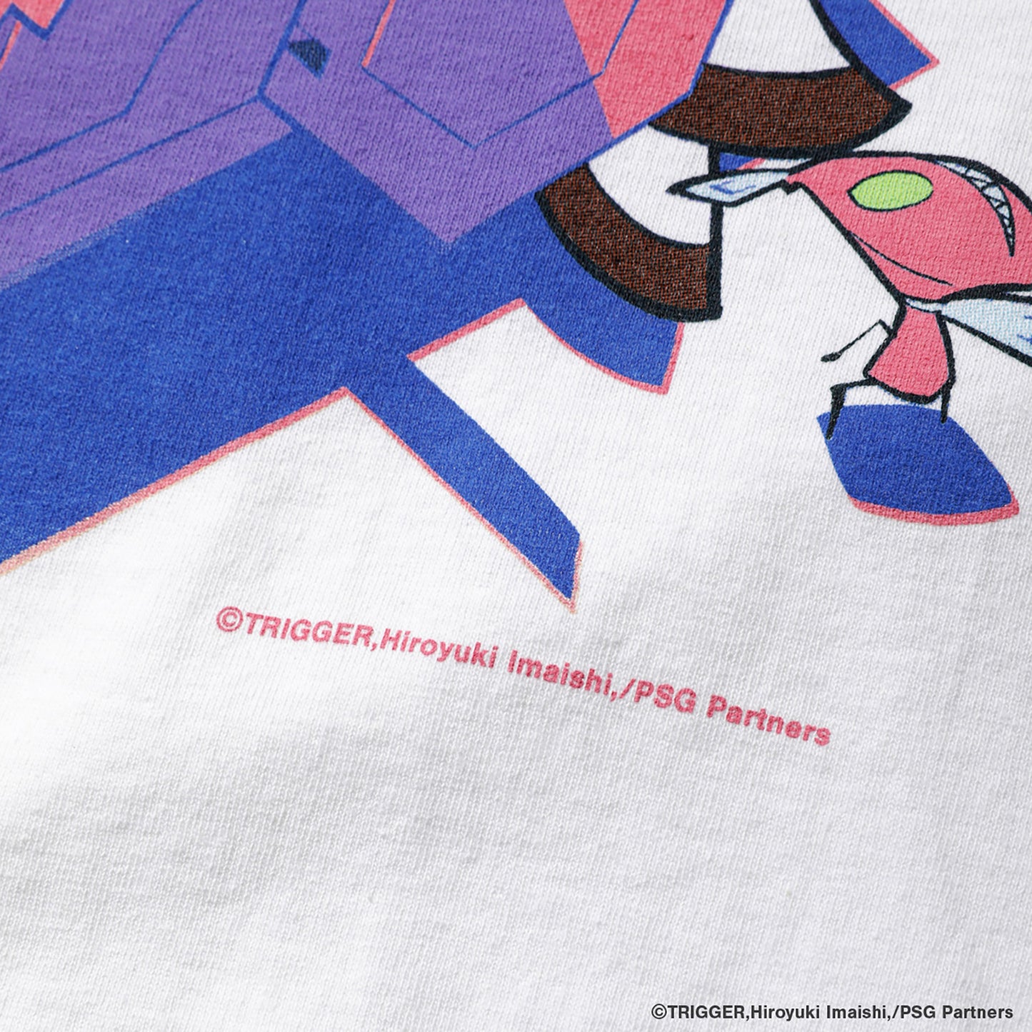 New PANTY & STOCKING with GARTERBELT × GEEKS RULE SILKSCREEN PRINTING TSHIRTS / WHITE