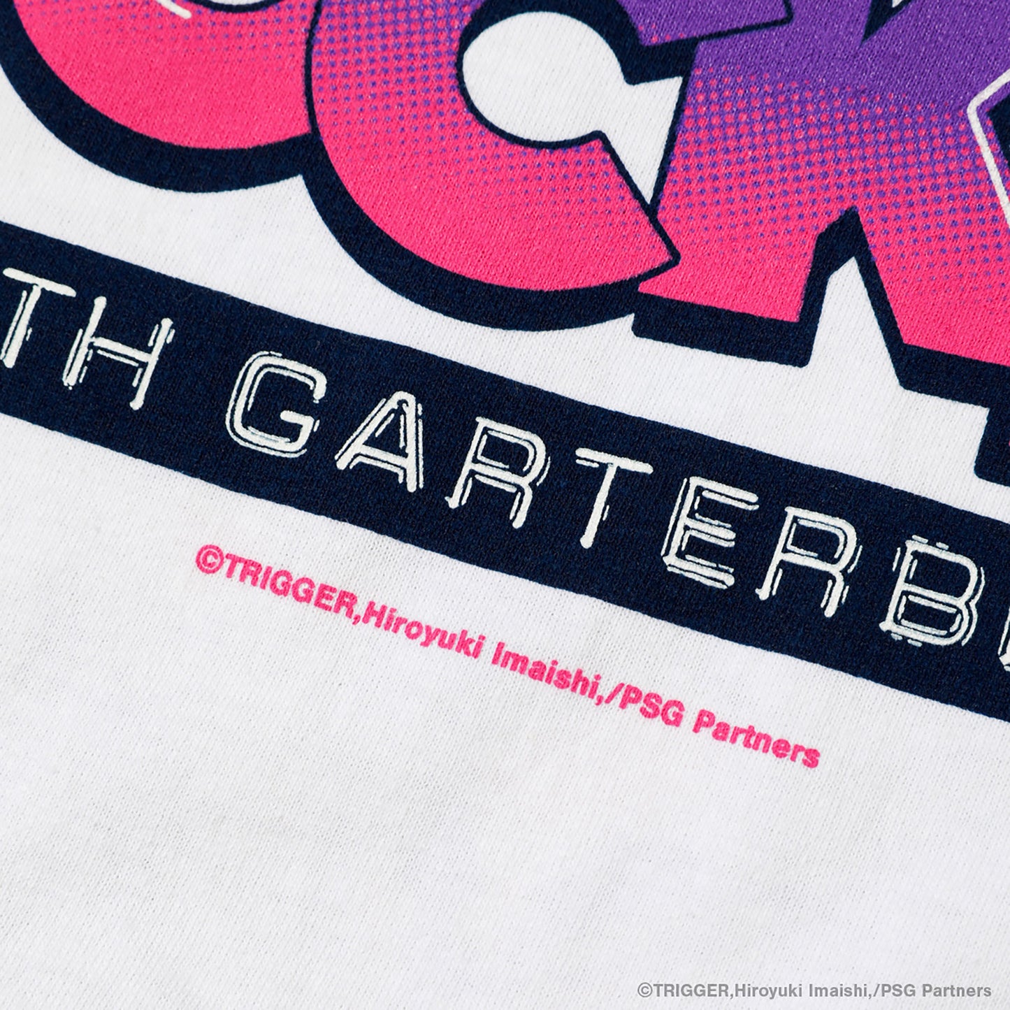 New PANTY & STOCKING with GARTERBELT × GEEKS RULE SILKSCREEN PRINTING TSHIRTS / WHITE