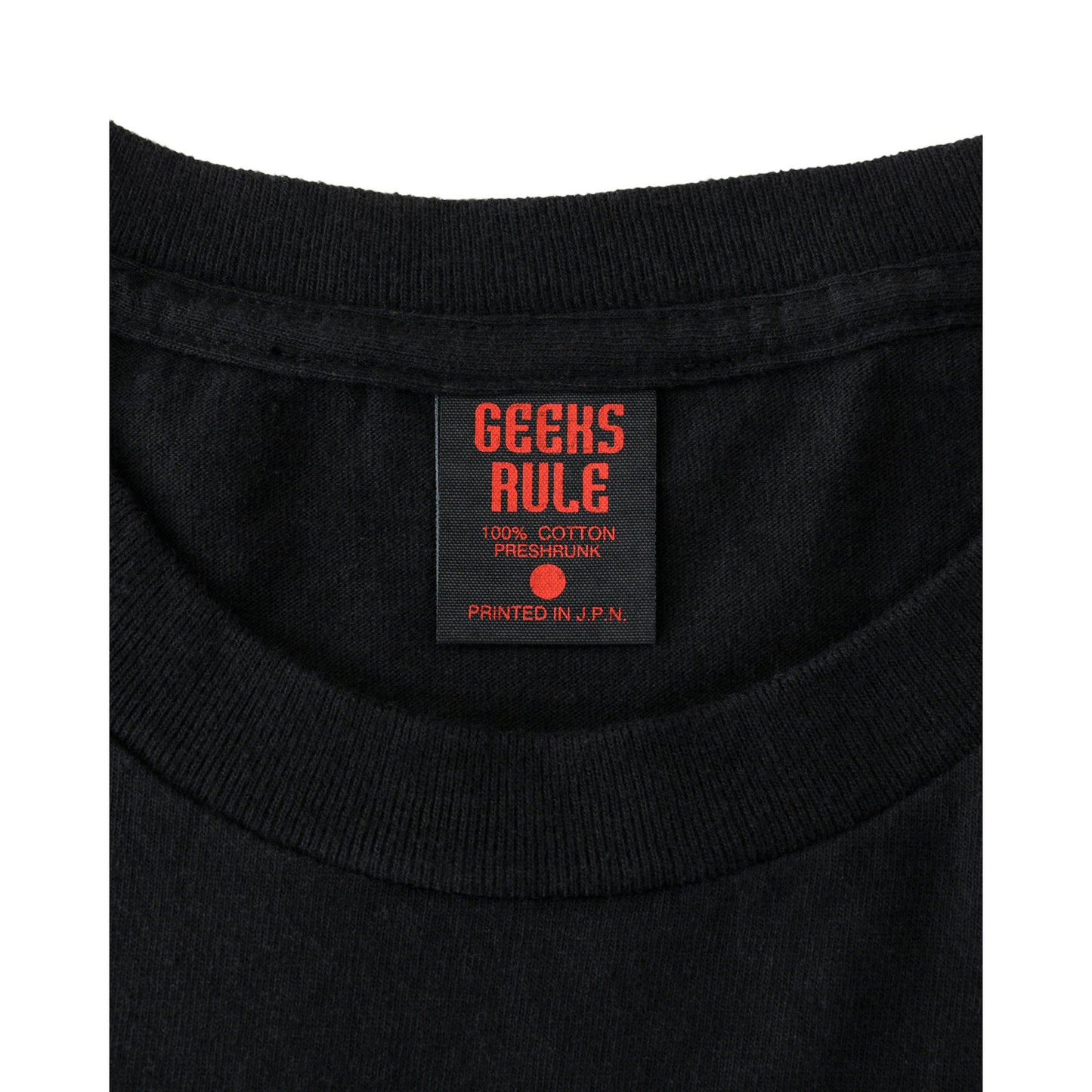 HUNTERxHUNTER x GEEKS RULE SILKSCREEN PRINTING T SHIRT "クロロ" / BLACK