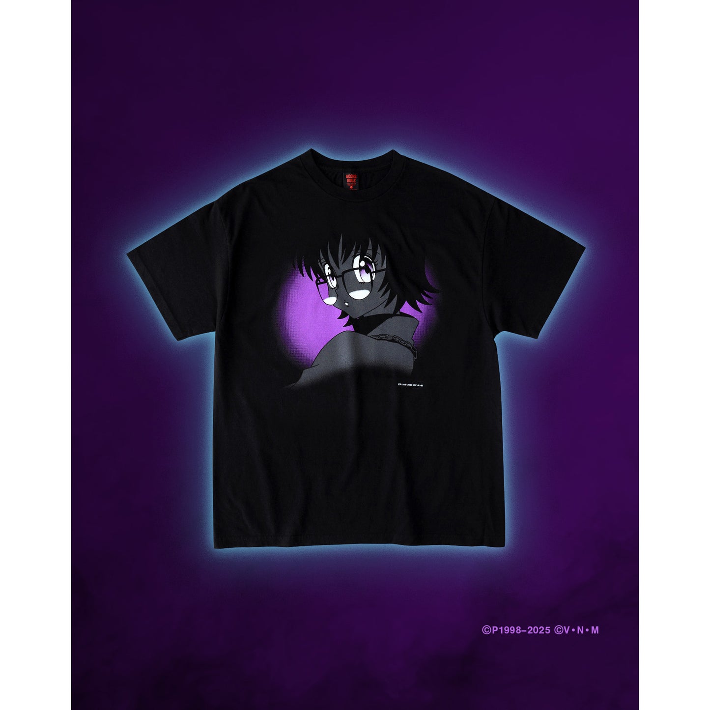 HUNTERxHUNTER x GEEKS RULE SILKSCREEN PRINTING T SHIRT "シズク" / BLACK