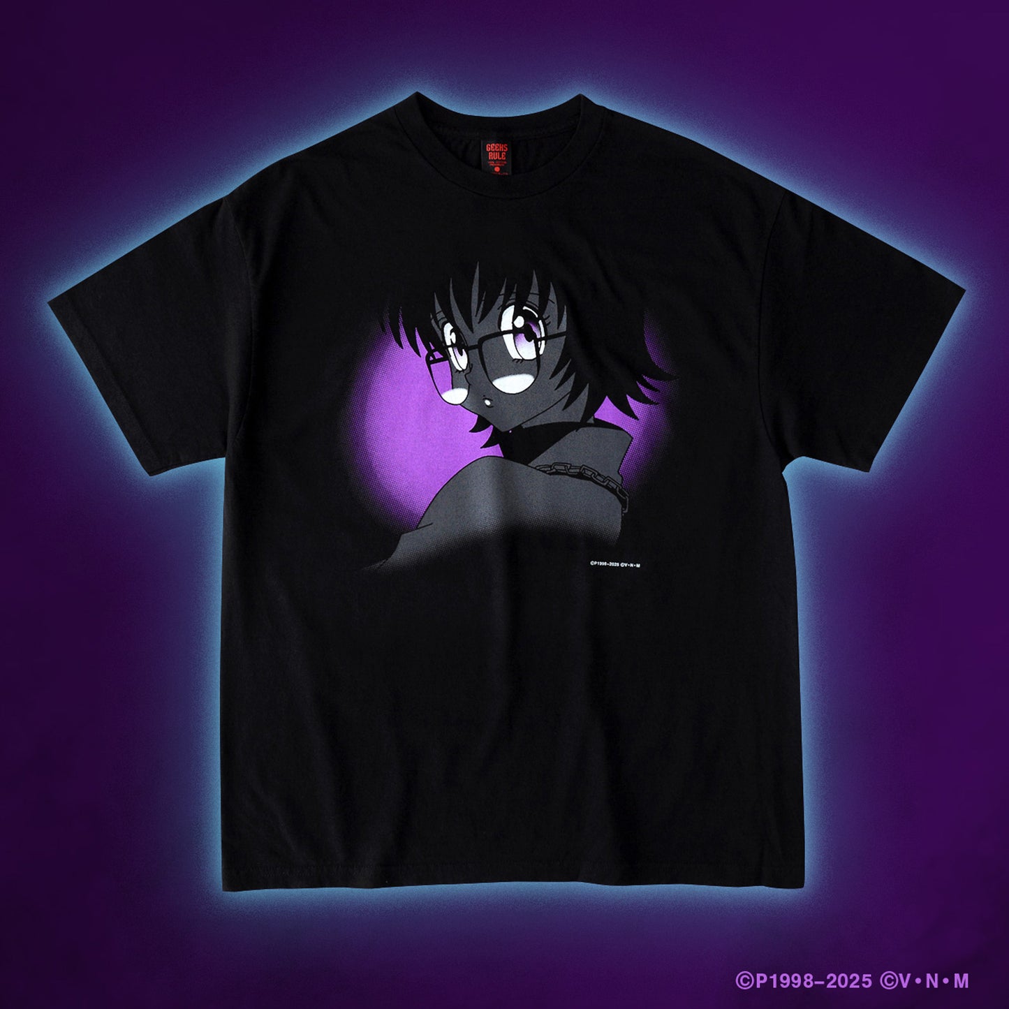 HUNTERxHUNTER x GEEKS RULE SILKSCREEN PRINTING T SHIRT "シズク" / BLACK
