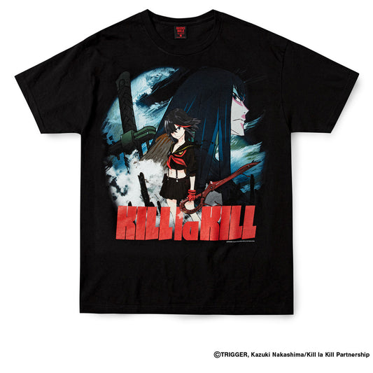 GEEKS RULE x KILL la KILL 01 SILKSCREEN PRINTING T SHIRT / BLACK