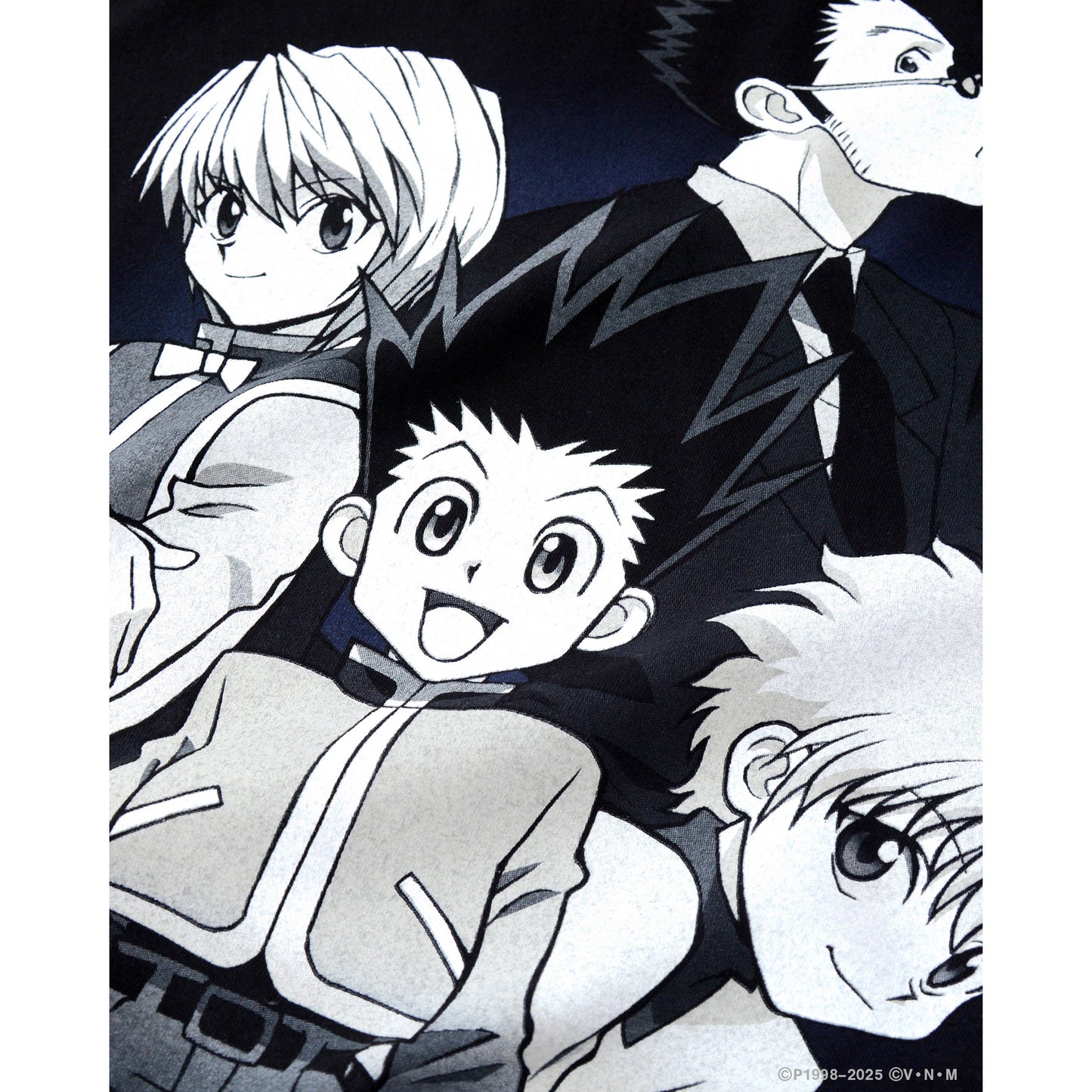 HUNTERxHUNTER x GEEKS RULE SILKCREEN PRINTING T SHIRT "カルテット" / BLACK