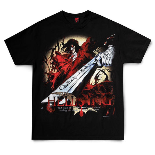 HELLSING OVA x GEEKS RULE 15 SILKSCREEN PRINTING T SHIRT “アーカード" / BLACK
