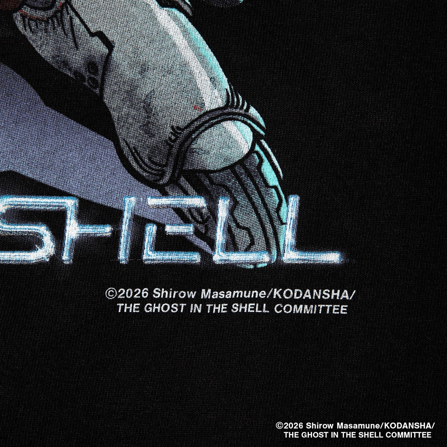 攻殻機動隊 THE GHOST IN THE SHELL | GEEKS RULE SILKSCREEN PRINTING T SHIRT vol.01 / BLACK